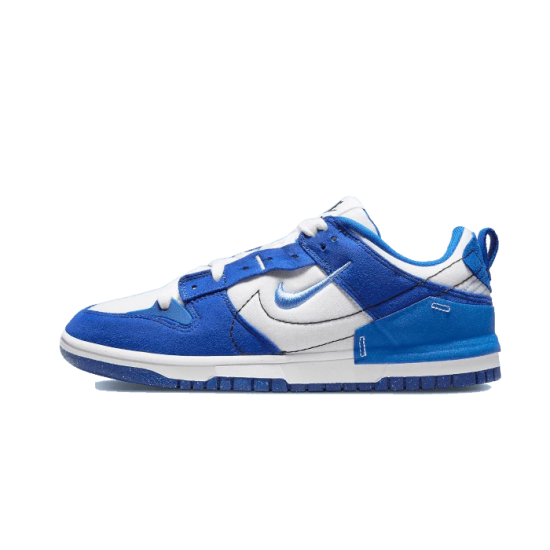 DH4402-102 Dunk Low Disrupt 2 White University Blue White/University Blue-Hyper Royal