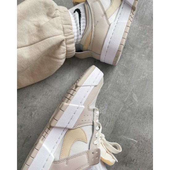 CK6654-103 Dunk Low Disrupt Sail Desert Sand Sail/Pearl White/Desert Sand Expiry