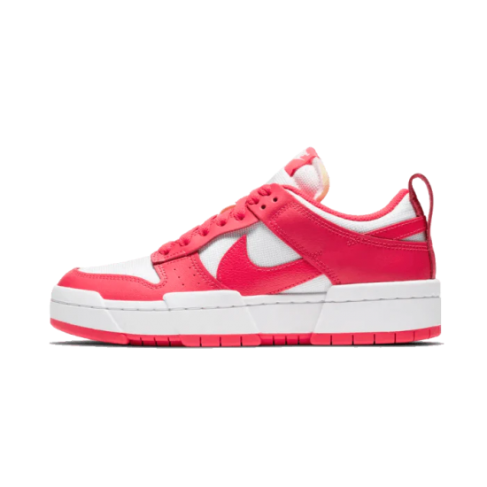 CK6654-601 Dunk Low Disrupt Siren Red Sirenred/White