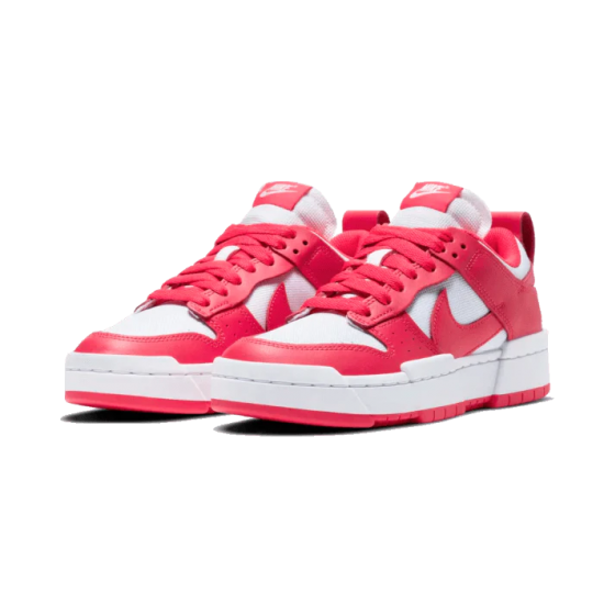 CK6654-601 Dunk Low Disrupt Siren Red Sirenred/White