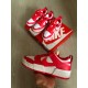 CK6654-601 Dunk Low Disrupt Siren Red Sirenred/White