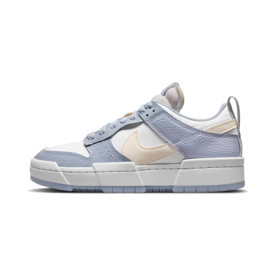 DJ3077-100 Dunk Low Disrupt Summit White Ghost Summit White/Desert Sand-Ghost-Sail