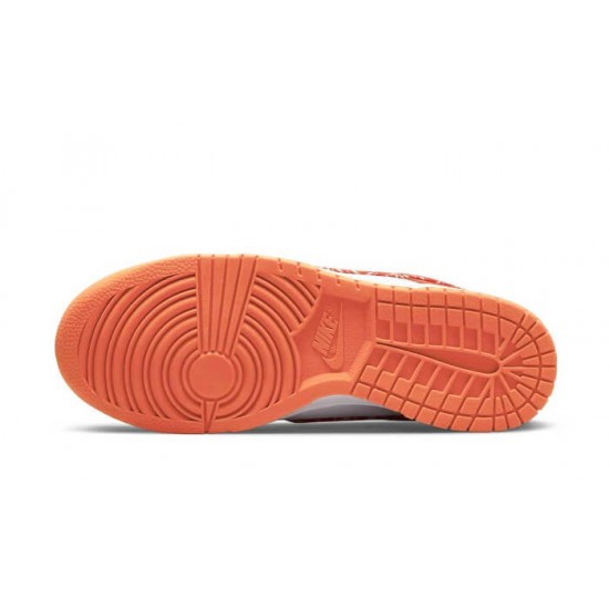 DH4401-103 Dunk Low Essential Paisley Pack Orange White/Orange-White