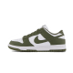 DD1503-120 Dunk Low Medium Olive White/Medium Olive-White