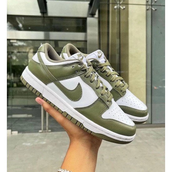 DD1503-120 Dunk Low Medium Olive White/Medium Olive-White