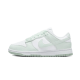 DN1431-102 Dunk Low Next Nature White Mint White/Mint