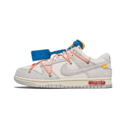 DJ0950-119 Dunk Low Off-White Lot 19 White/Neutral Gray-Nightshade-Pink 