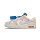 DJ0950-119 Dunk Low Off-White Lot 19 White/Neutral Gray-Nightshade-Pink 