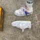 DM1602-119 Dunk Low Off-White Lot 24 White/Neutral Gray-Yellow-Soft Pink