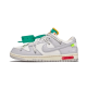 DM1602-121 Dunk Low Off-White Lot 25 White/Neutralgray-Teamred-Lightgray