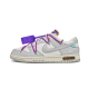 DM1602-111 Dunk Low Off-White Lot 28 Sail/Neutral Gray-Hyper Purple