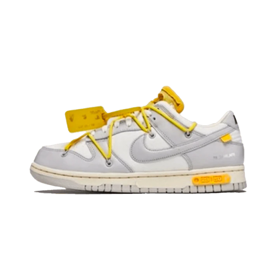 DM1602-103 Dunk Low Off-White Lot 29 Sail/Neutralgray/Optiyellow