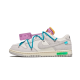 DJ0950-107 Dunk Low Off-White Lot 36 White/Neutral Gray-Green Glow-Fresh Water