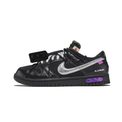 Nike Dunk Low Off-White Lot 50 Black/Black