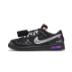 Nike Dunk Low Off-White Lot 50 Black/Black