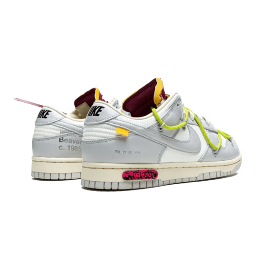 DM1602-106 Dunk Low Off-White Lot 8 Sail/Neutralgray