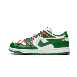 CT0856-100 Dunk Low Off-White Pine Green White/Pine Green-White