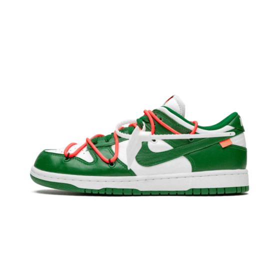 CT0856-100 Dunk Low Off-White Pine Green White/Pine Green-White