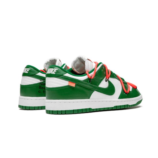 CT0856-100 Dunk Low Off-White Pine Green White/Pine Green-White