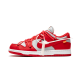 CT0856-600 Dunk Low Off-White University Red White/University Red-White