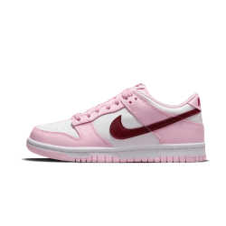 NK-NIDLOL5BBK Dunk Low Pink Red White Pink/Red/White