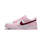 NK-NIDLOL5BBK Dunk Low Pink Red White Pink/Red/White