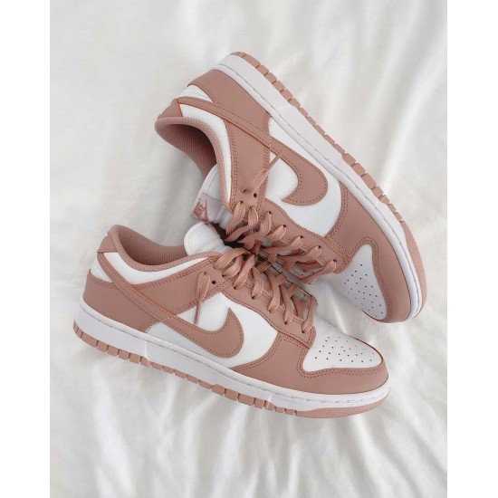 DD1503-118 Dunk Low Rose Whisper White/Rose Whisper