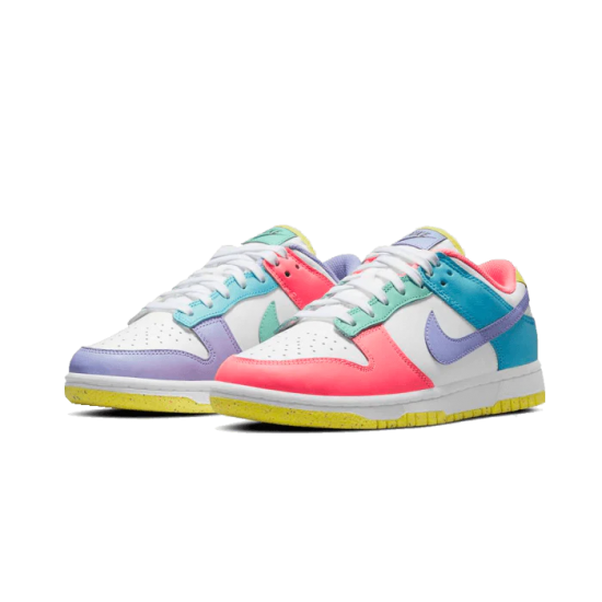 DD1872-100 Dunk Low Se Easter White/Green Glow/Sunset Pulse