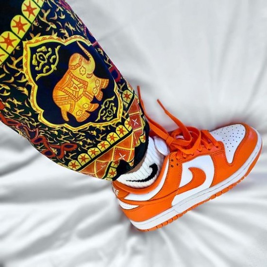 CU1726-101 Dunk Low Sp Orange Blaze (Syracuse) White/Orange