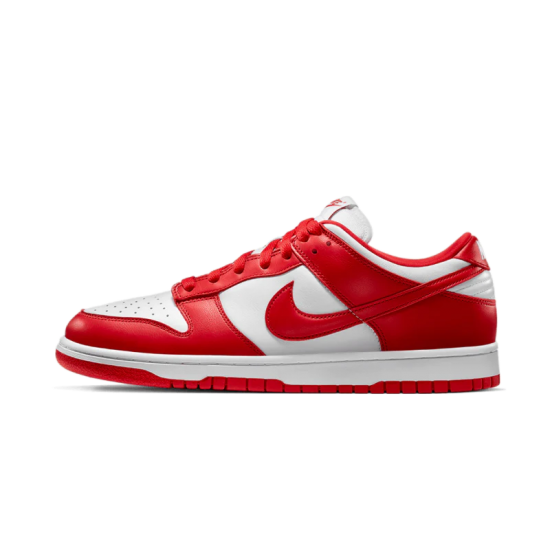 CU1727-100 Dunk Low University Red White/University Red