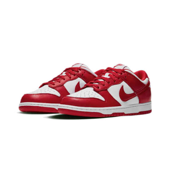 CU1727-100 Dunk Low University Red White/University Red