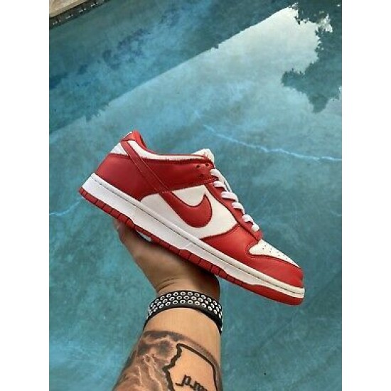 CU1727-100 Dunk Low University Red White/University Red