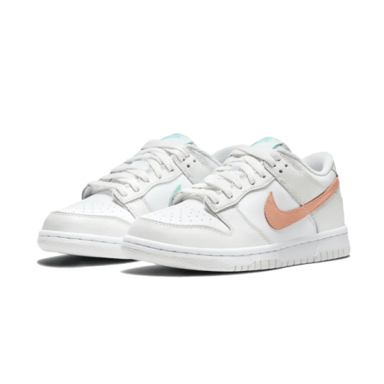 CW1590-101 Dunk Low White Bone Peach Aqua White Bone/Peach Aqua