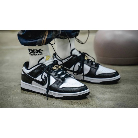 DR9511-100 Dunk Low World Champ White/Black