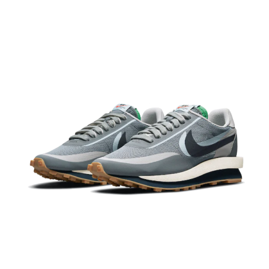 DH3114-001 Ld Waffle Sacai Clot Cool Grey Cool Gray/Obsidian/Navy/Green 