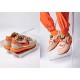 DH1347-100 Ld Waffle Sacai Clot Net Orange Blaze Net/Orangedeep/Red/Greenbean