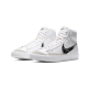 CW7580-101 Mid Sketch Black Swoosh Blazer White/Black