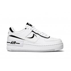 Nike Air Force 1 Shadow White Black Custom 