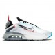 CT7695-100 Nike Air Max 2090 White/Black-Pure Platinum-Bright Crimson