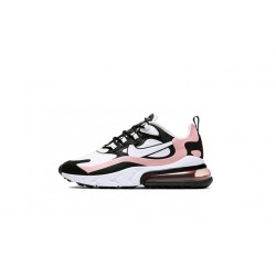 AT6174-005 Nike Air Max 270 React Bleached Coral Black Black/White-Bleached Coral-Metallic Gold