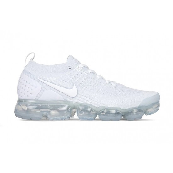 942842-100 Nike Air Vapormax 2 White White/White-Pure Platinum-Metallic Silver