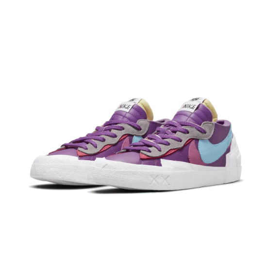 Nike Blazer Low Sacai Kaws Purple Dusk 