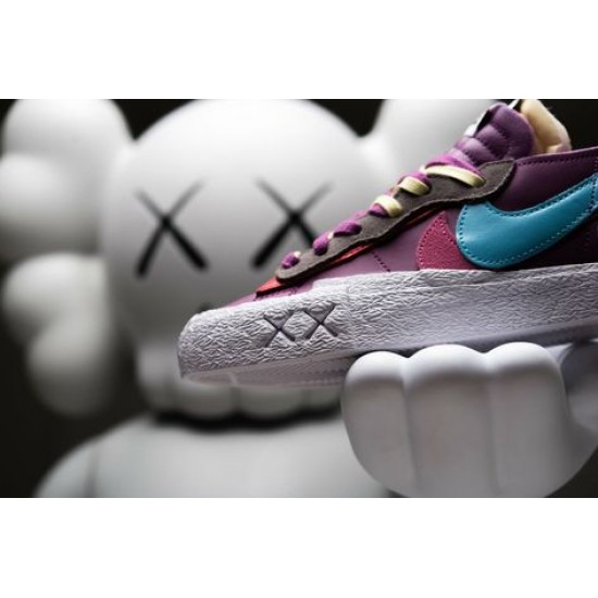 Nike Blazer Low Sacai Kaws Purple Dusk 