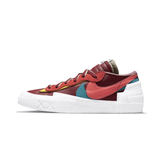 Nike Blazer Low Sacai Kaws Team Red 