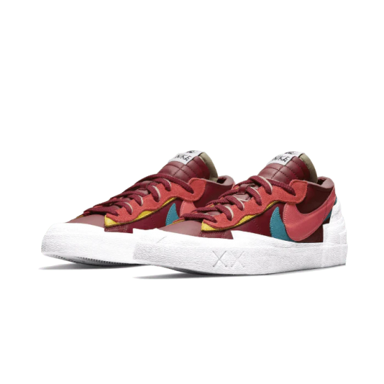 Nike Blazer Low Sacai Kaws Team Red 