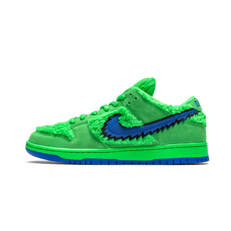 CJ5378-300 Sb Dunk Low Grateful Dead Bears Green Green Spark/Soar