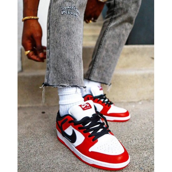 BQ6817-600 Sb Dunk Low Pro Chicago Red/White-Black