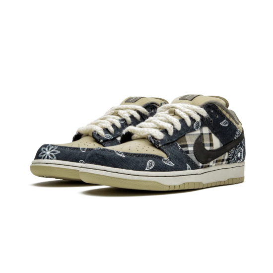 CT5053-001 Sb Dunk Low Travis Scott Black/Black/Parachute Beige/Petra Brown