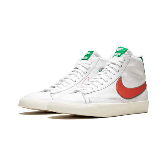 CJ6101-100 Stranger Things Hawkins High School Blazer White/Green-Red 